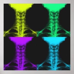 Pop Art Digital X-Ray Poster
