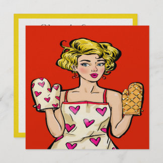 Pop Art Dinner / Cooking / Food Event Einladung