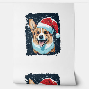 Pop Art Dog Christmas Corgi Tapete