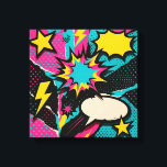 Pop Art Dopamin Collage in Neon Halftone Burst Leinwanddruck<br><div class="desc">Treten Sie ein in eine Welt, in der die Nostalgie der Pop-, Form- und Kulturwissenschaften in einer elektrisierenden Hommage an Dopaminstürme kollidieren. "Pop Art Dopamin Collage in Neon Halftone Burst Vibe" ist ein großflächiges Stück Leinwand, das auf die wörtliche Chemie zugunsten kühner Grafikenergie verzichtet, die aus Comic-Büchern, Retro-Werbung und urbaner...</div>