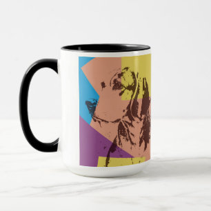 Pop Art Effect Beagle Tasse
