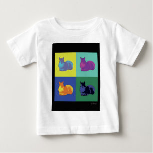 Pop Art Eichhörnchen Baby T-shirt