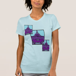 Pop Art Eiffel Tower T-Shirt