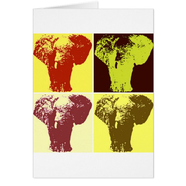 Pop Art Elephant (Vorne)