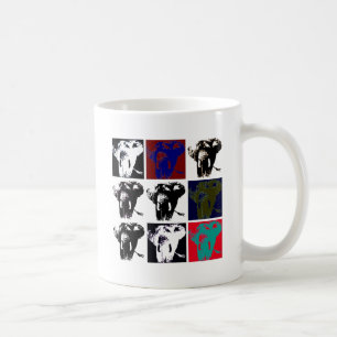Pop Art Elephants Kaffeetasse
