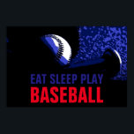 Pop Art Eros Bendato Poster<br><div class="desc">Popular American Game Artworks - Popular Sports - Baseball Game Ball Image.</div>