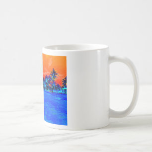 Pop Art Exotic Beach Palmen Kaffeetasse