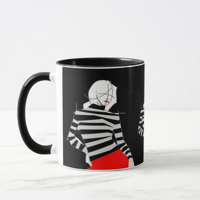 Pop Art Fashion Tasse (Links)