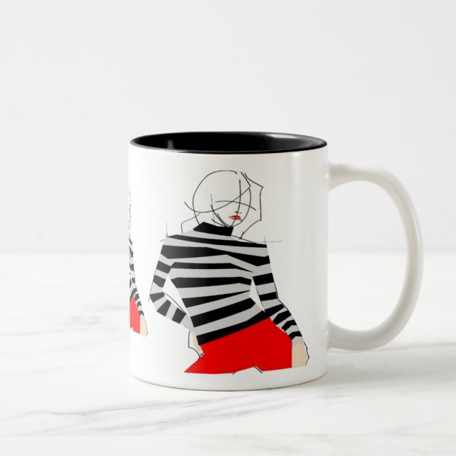 Pop Art Fashion Tasse (Rechts)