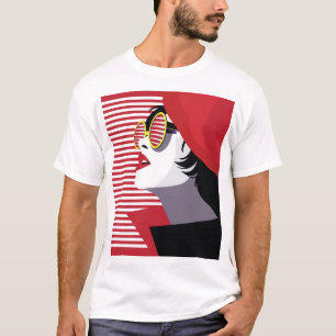 Pop Art Fashion Woman Vintag T-Shirt