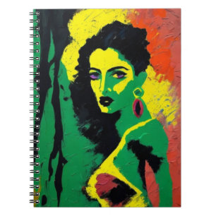 Pop Art Female Notizblock