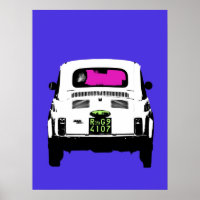 Pop Art Fiat 500, cinquecento, Rom, Italien