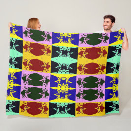 Pop Art Fleecedecke