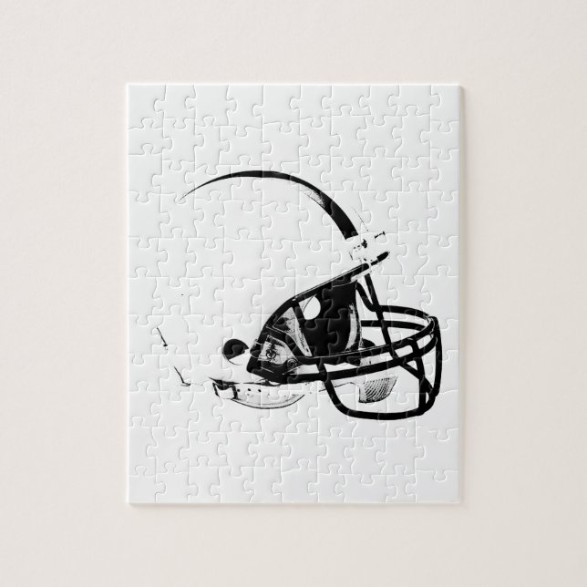 Pop Art Football Helm Puzzle (Vertikal)