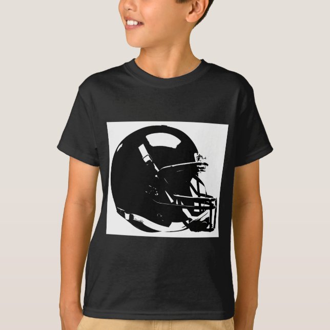 Pop Art Football Helm T-Shirt (Vorderseite)