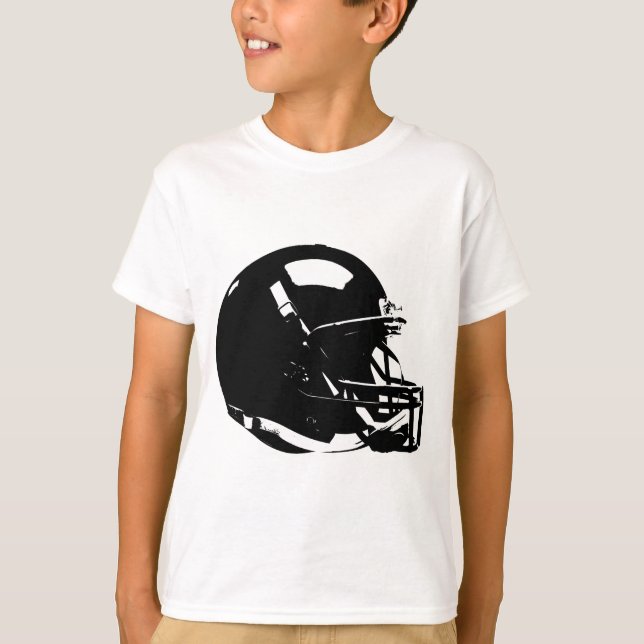 Pop Art Football Helm T-Shirt (Vorderseite)