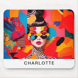 Pop Art Foto Collage Mousepad