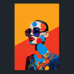 Pop Art Foto Collage Poster<br><div class="desc">Pop Art Foto Collage Poster "Das Leben ist wie ein Gemälde - je lebhafter die Farben sind, desto heller wird es." Für Pop- und Farbliebhaber!</div>