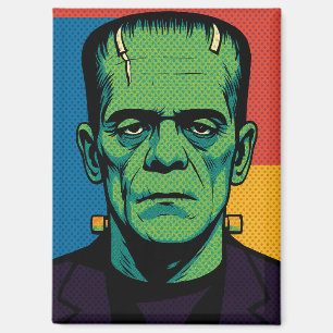 Pop Art Frankenstein Kühlschrankmagnet Magnet