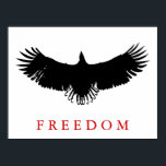 Pop Art Freedom Eagle Landing Poster<br><div class="desc">Freedom & Courage Motivierend Adlerbilder - Furchtlose Adler - Bald-Amerikanische Adlerbilder - Furchtsame Patriotische Adlerköpfe, Adlerfliegen, Adlerlandungen</div>