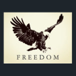 Pop Art Freedom Eagle Landung Vintag Poster<br><div class="desc">Freedom & Courage Motivierend Adlerbilder - Furchtlose Adler - Bald-Amerikanische Adlerbilder - Furchtsame Patriotische Adlerköpfe,  Adlerfliegen,  Adlerlandungen</div>