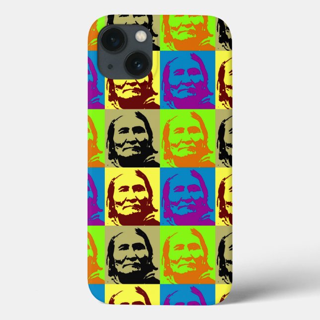 Pop Art Freedom Fighter Geronimo Case-Mate iPhone Hülle (Rückseite)