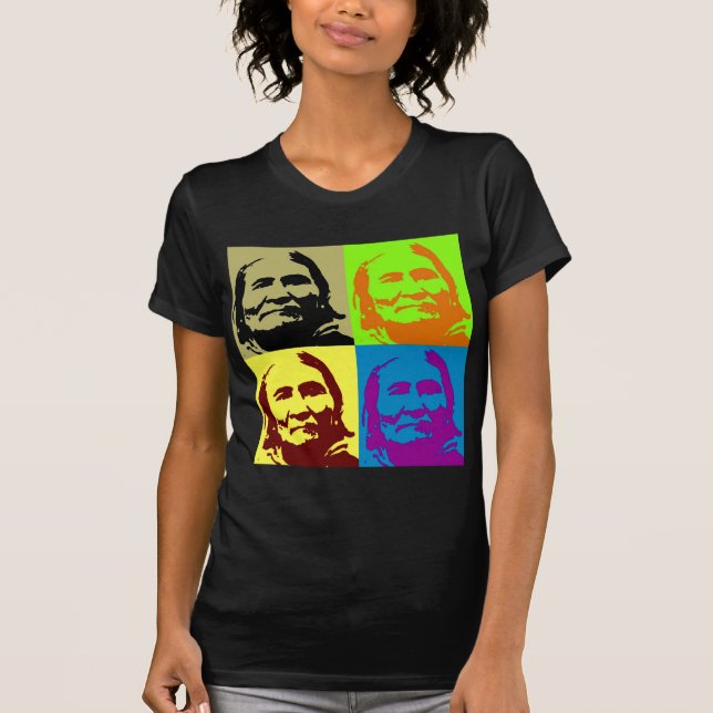 Pop Art Freedom Fighter Geronimo T-Shirt (Vorderseite)