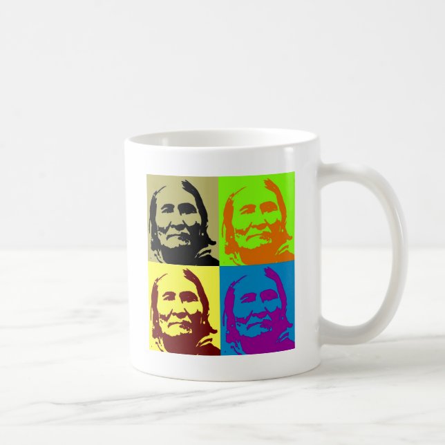 Pop Art Freedom Fighter Geronimo Tasse (Rechts)