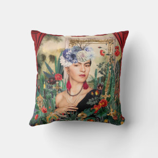Pop-art-frida-kahlo Kissen