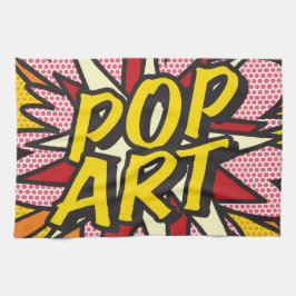 POP ART Fun Retro Comic Buch Handtuch