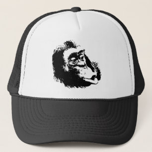 Pop Art Funny Chimpanzee Truckerkappe
