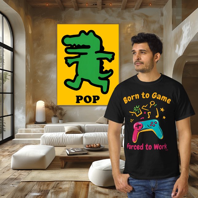 Pop Art Gaming Controller T - Shirts (Von Creator hochgeladen)