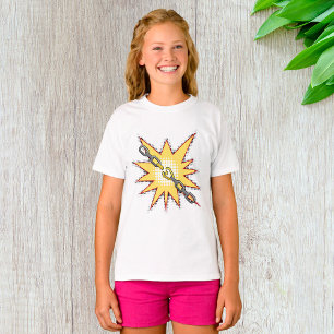 Pop Art gebrochen Kettenexplosion kühne Comic Stil T-Shirt