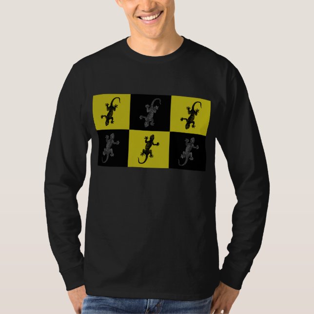 Pop Art Geckos T - Shirt (Vorderseite)