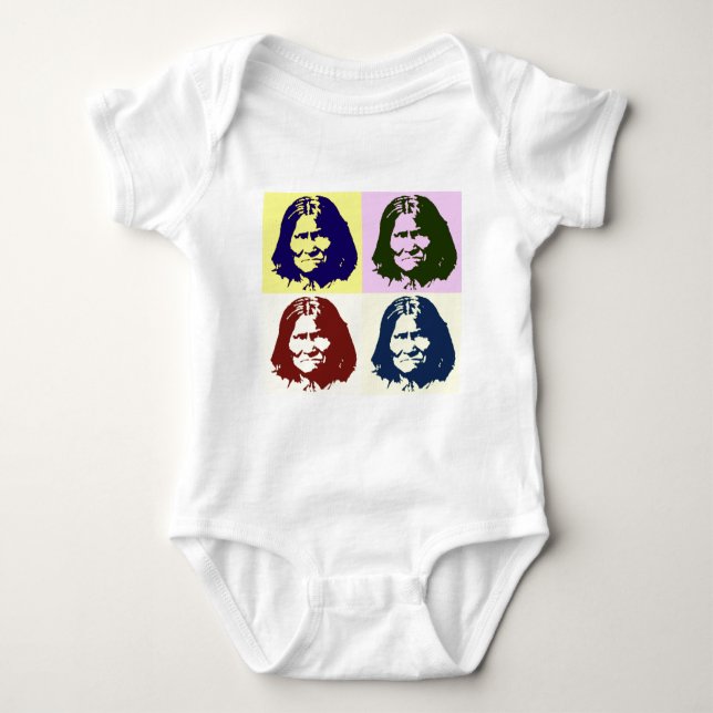 Pop Art Geronimo Baby Strampler (Vorderseite)