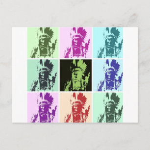Pop Art Geronimo Postkarte