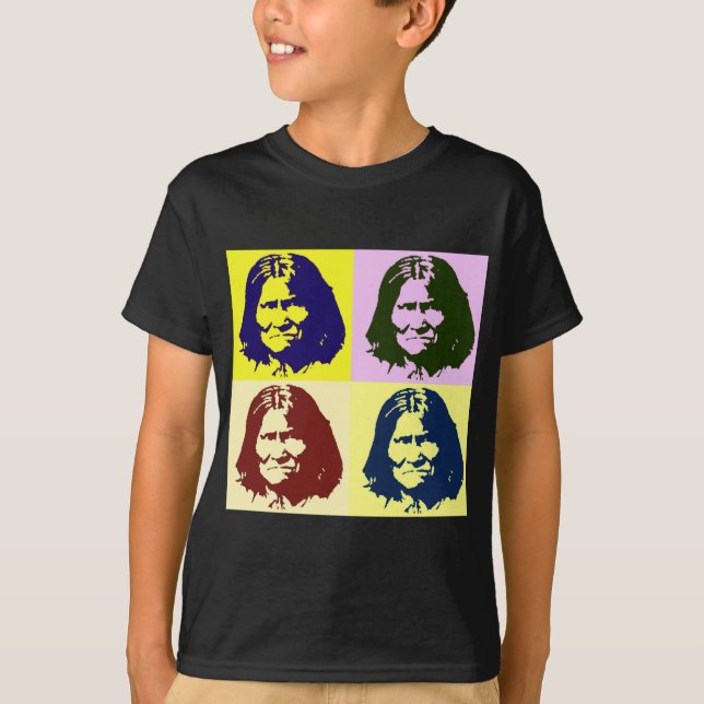 Pop Art Geronimo T-Shirt (Vorderseite)