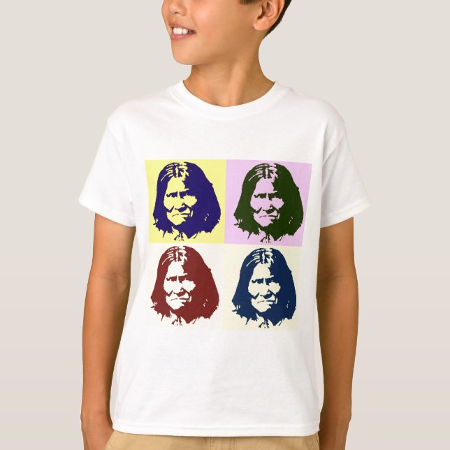 Pop Art Geronimo T-Shirt (Vorderseite)