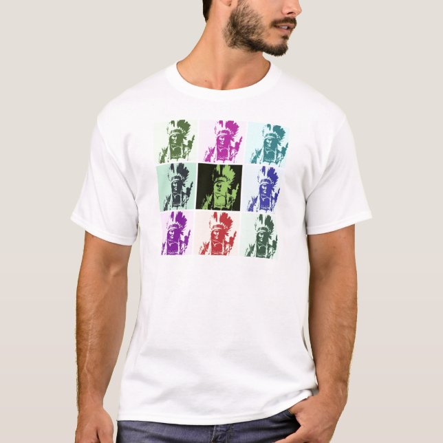 Pop Art Geronimo T-Shirt (Vorderseite)