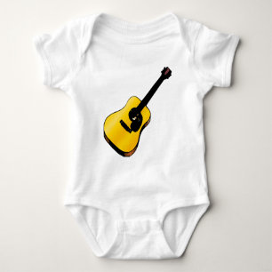 Pop-Art-Gitarre Baby Strampler