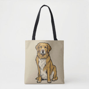 Pop-Art Golden Retriever Hund Grafik Vintage-Comic