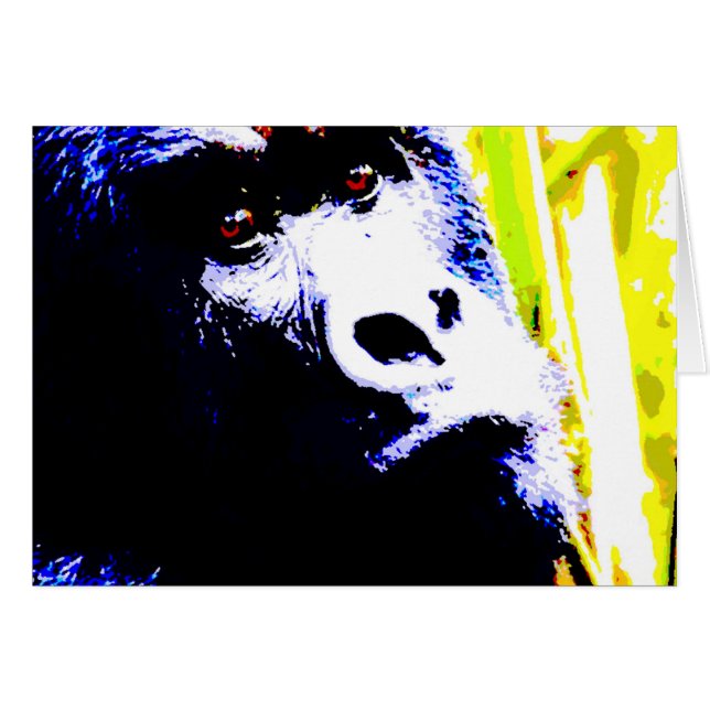 Pop Art Gorilla (Vorderseite (Horizontal))