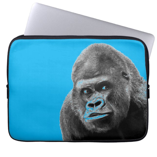 Pop Art Gorilla Laptopschutzhülle (Vorderseite)