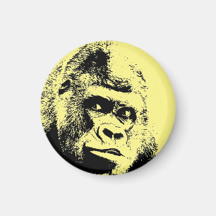 Pop Art Gorilla Magnet