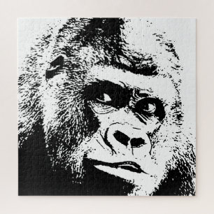 Pop Art Gorilla Wilde Tiere Puzzle