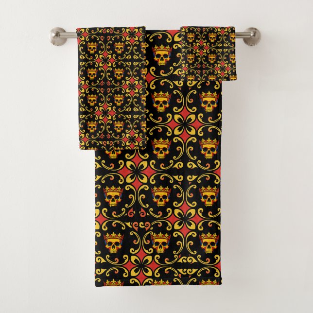 Pop Art Gotik Badhandtuch Set (Insitu)