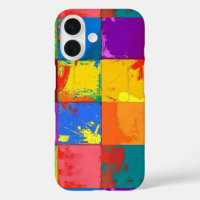 Pop Art grunge Farbblöcke