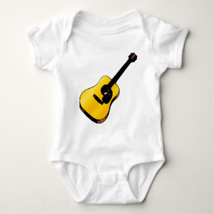 Pop Art Guitar Baby Strampler