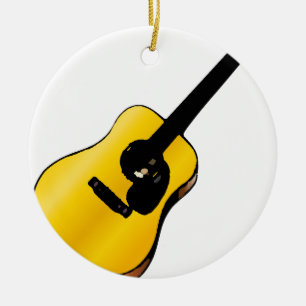 Pop Art Guitar Keramikornament