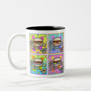 Pop Art HAMBURGER TASSE
